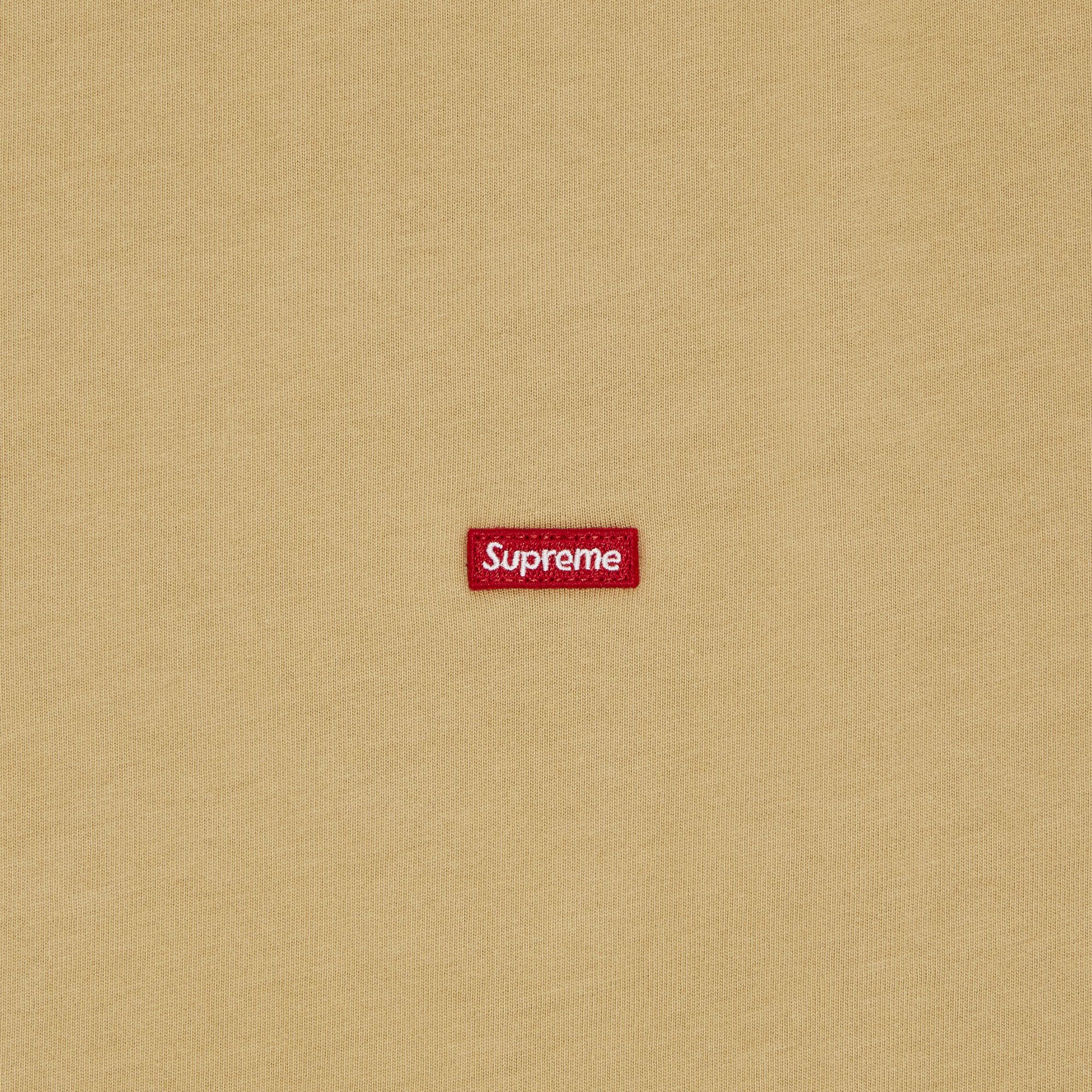 Buy Supreme Small Box Long-Sleeve Tee 'Dark Tan' - FW24KN34