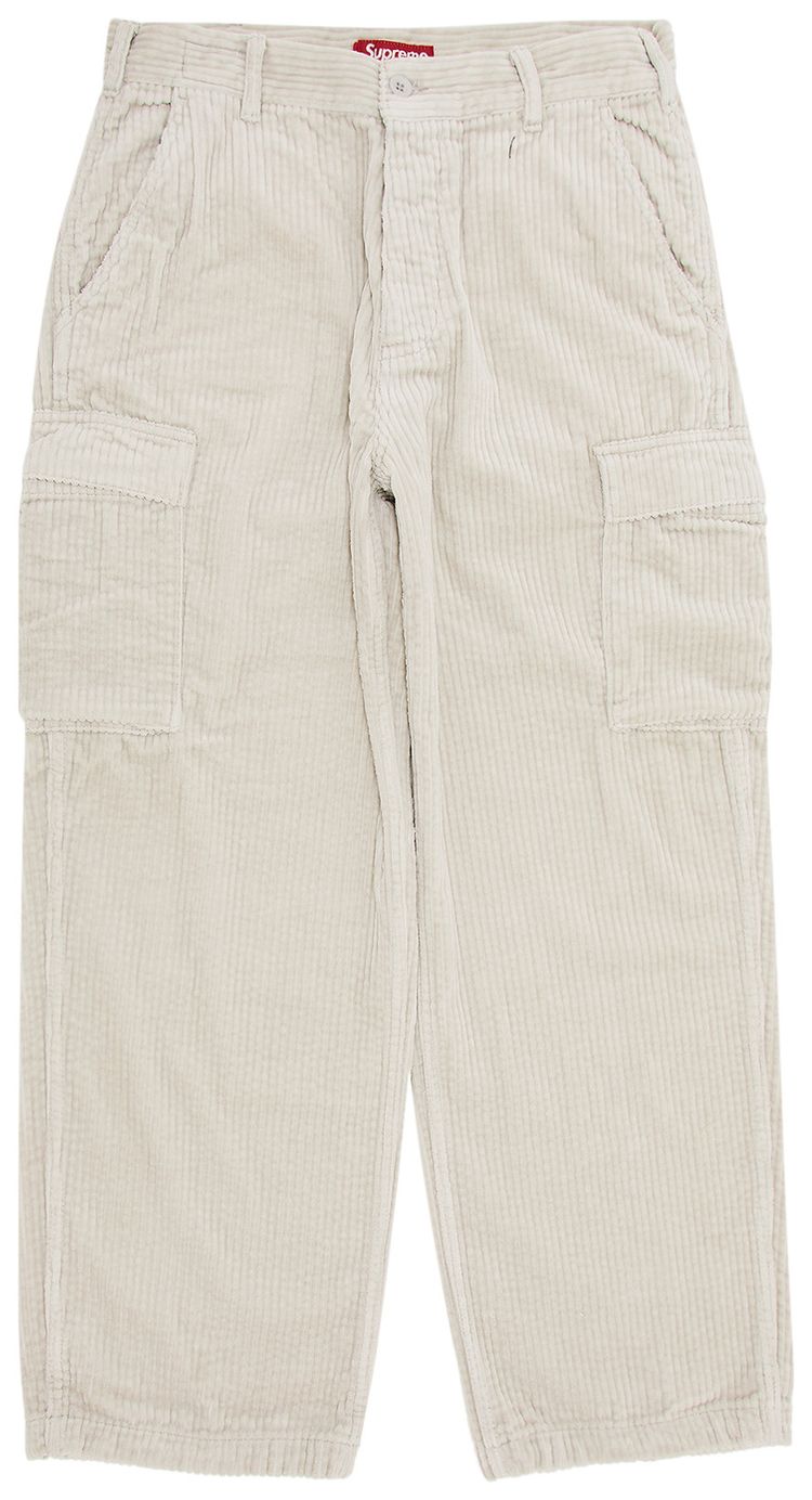 Supreme Wide Wale Corduroy Cargo Pant Stone