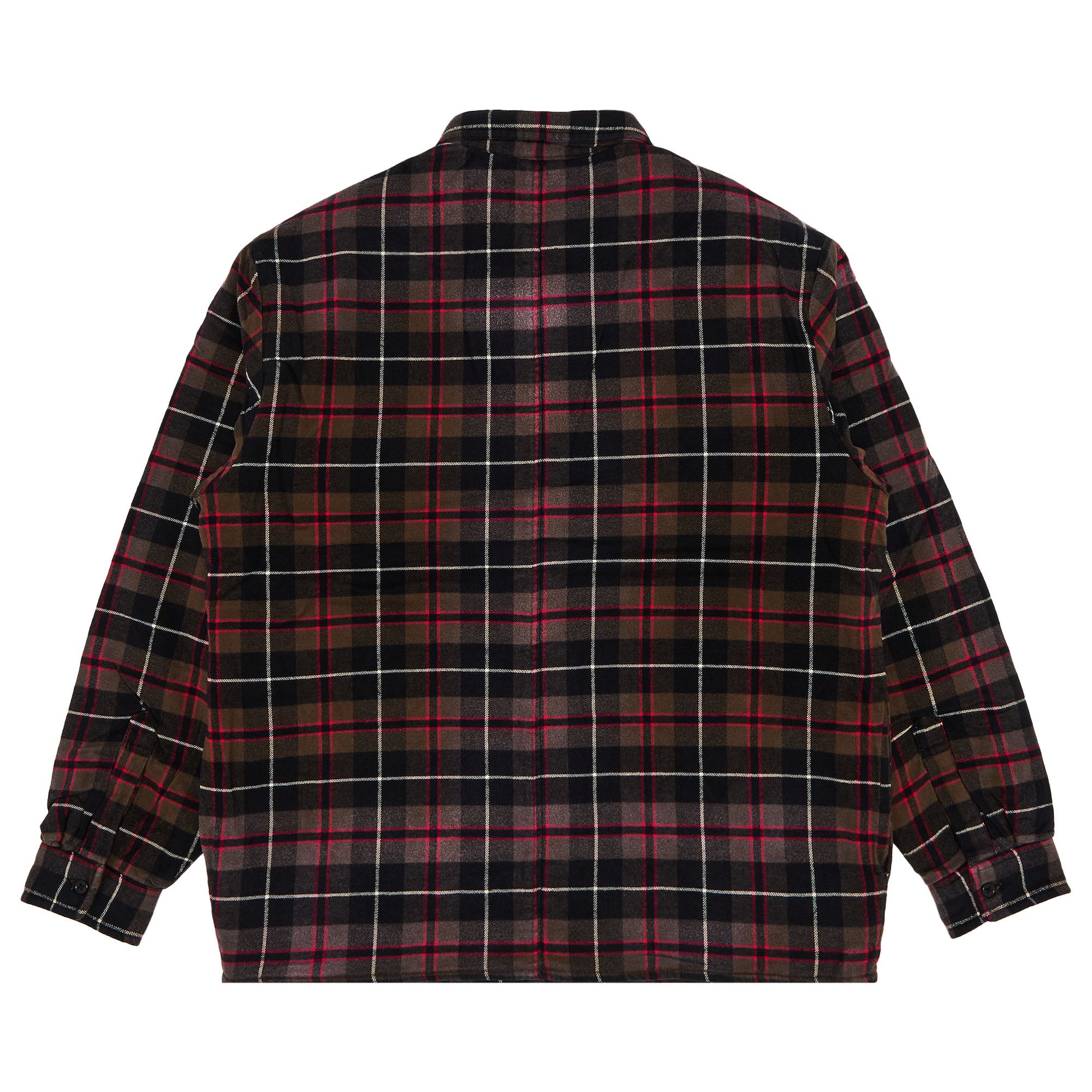 Buy Supreme Quilted Plaid Shirt 'Grey' - FW24S10 GREY | GOAT