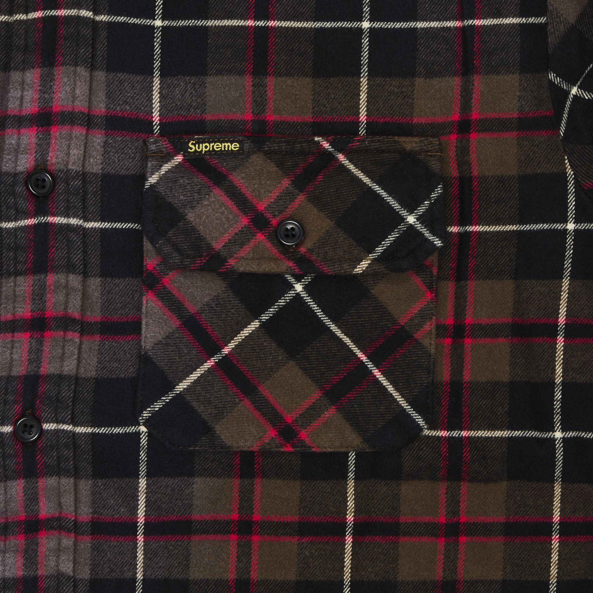 Buy Supreme Quilted Plaid Shirt 'Grey' - FW24S10 GREY | GOAT MX