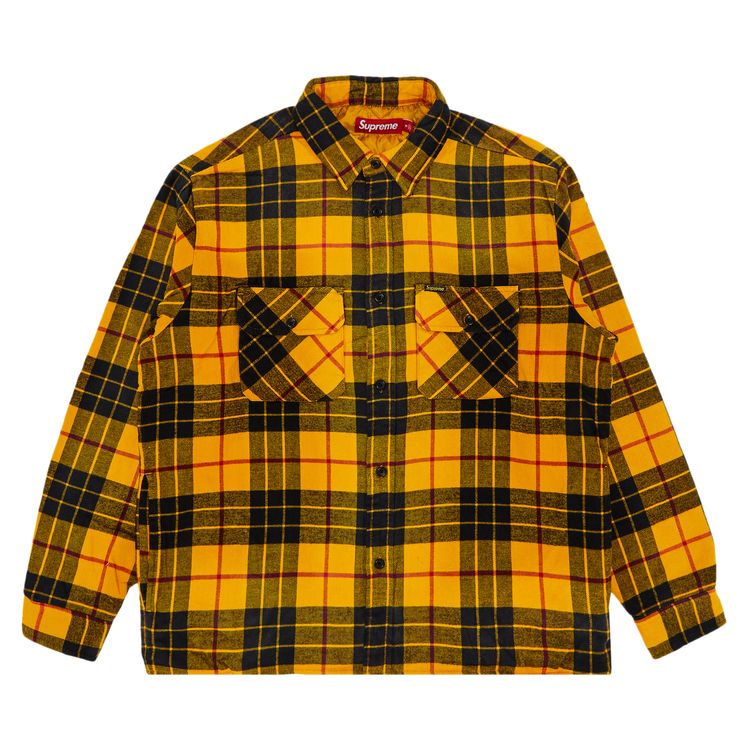 Buy Supreme Quilted Plaid Shirt  