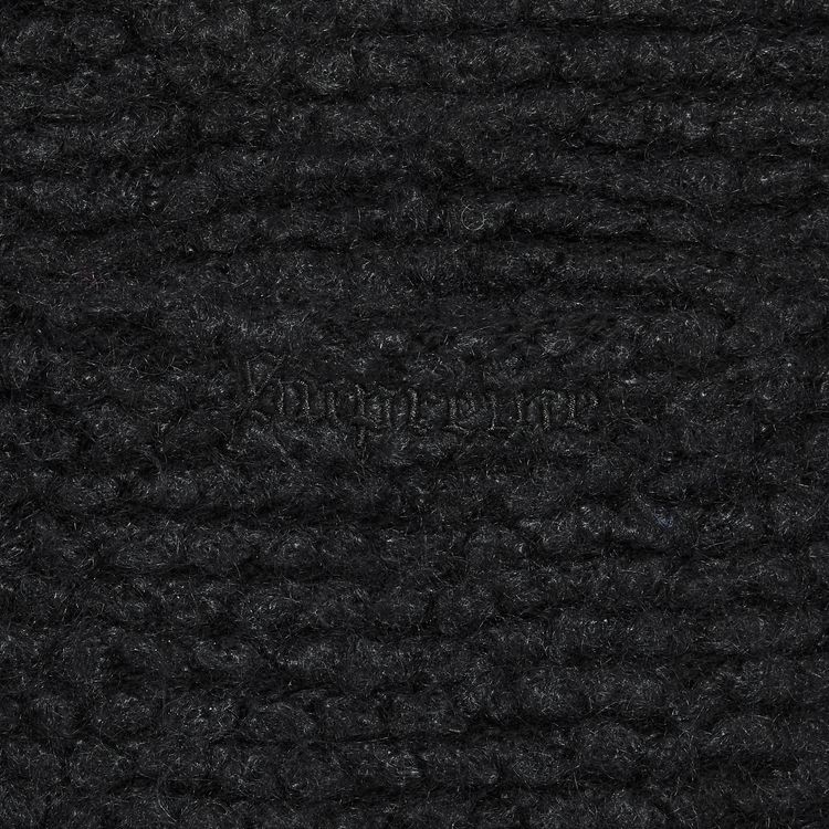Supreme Textured Knotted Cardigan Black