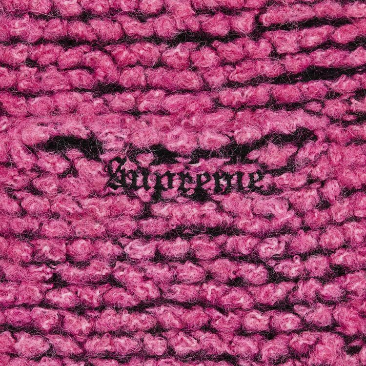 Supreme Textured Knotted Cardigan Pink