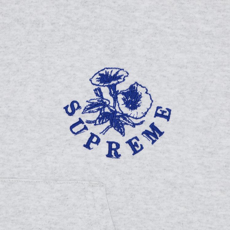 Supreme Wild Embroidered Hooded Sweatshirt Ash Grey