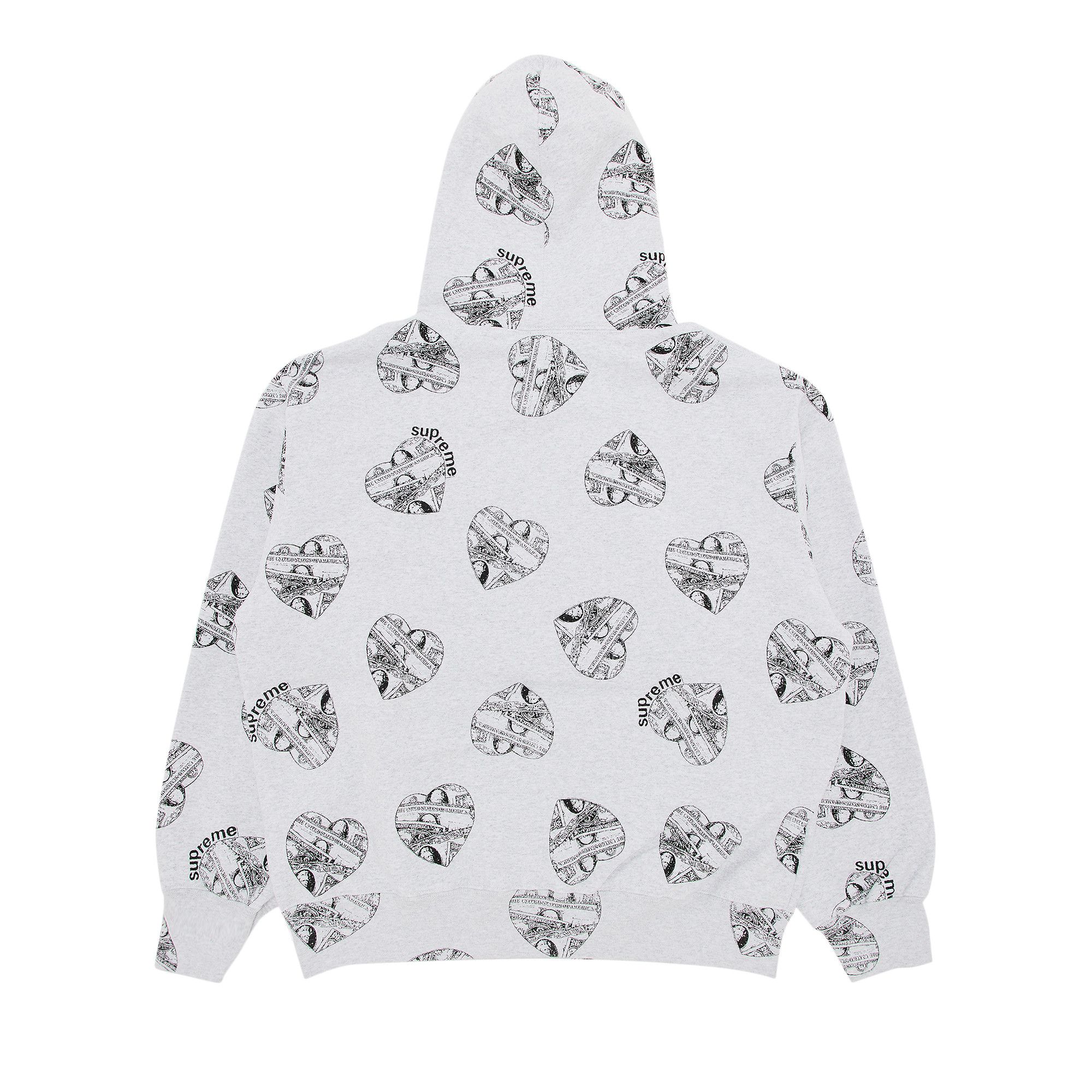 春早割 Buy Supreme Love Cash Hooded Sweatshirt 'Ash Grey トップス