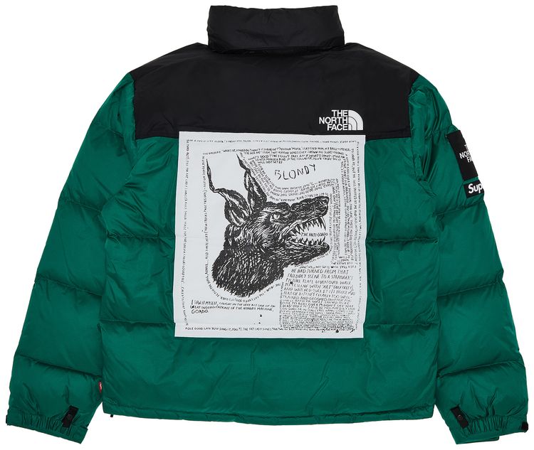 Supreme x The North Face Nuptse Jacket Green