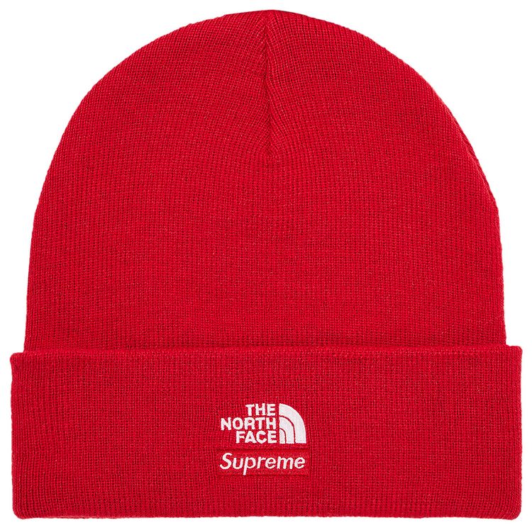 Supreme x The North Face Beanie Red