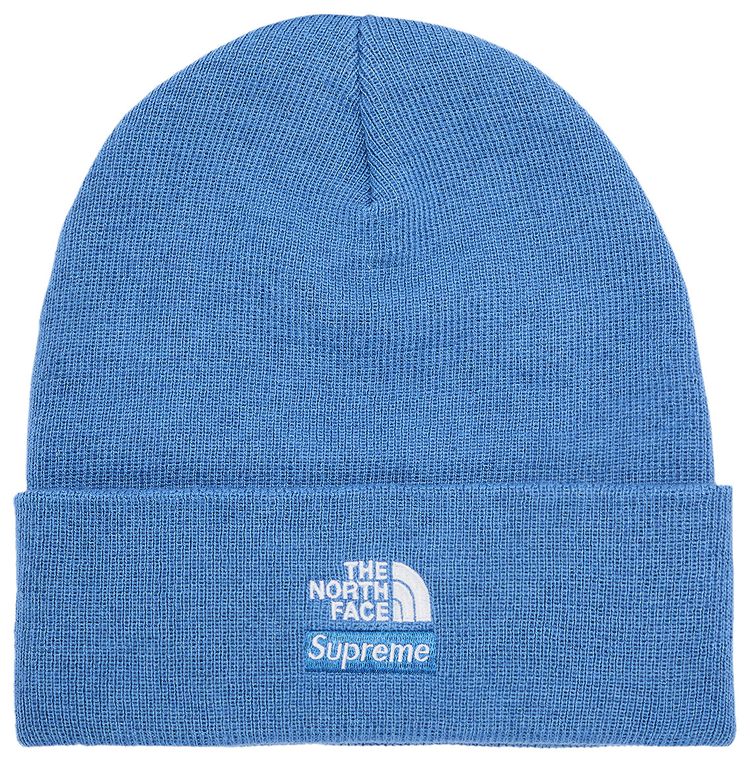Supreme x The North Face Beanie Blue