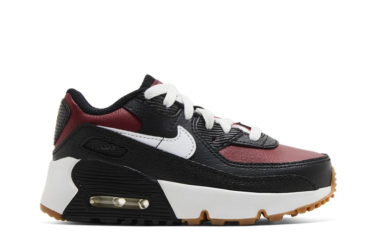 Nike Air Max 90 Leather TD Black Team Red