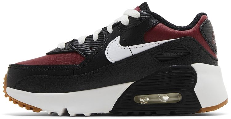 Nike Air Max 90 Leather TD Black Team Red