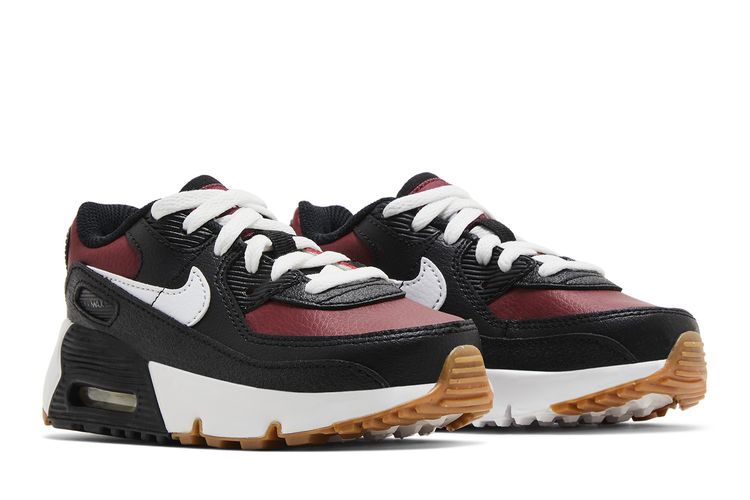 Nike Air Max 90 Leather TD Black Team Red