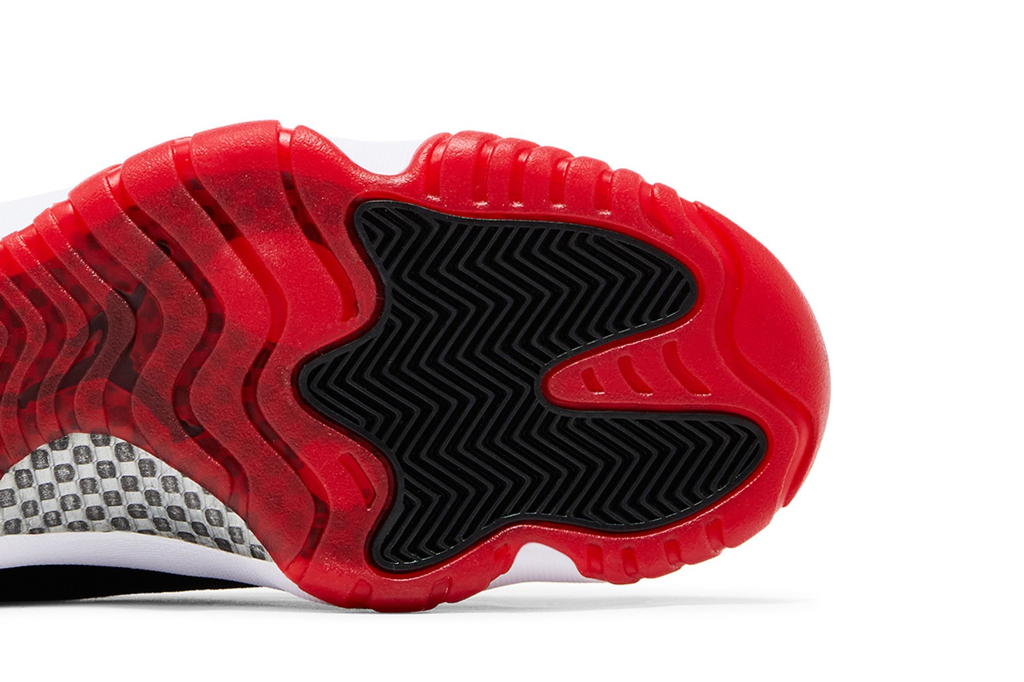 Jordan 11 bred bottom sale