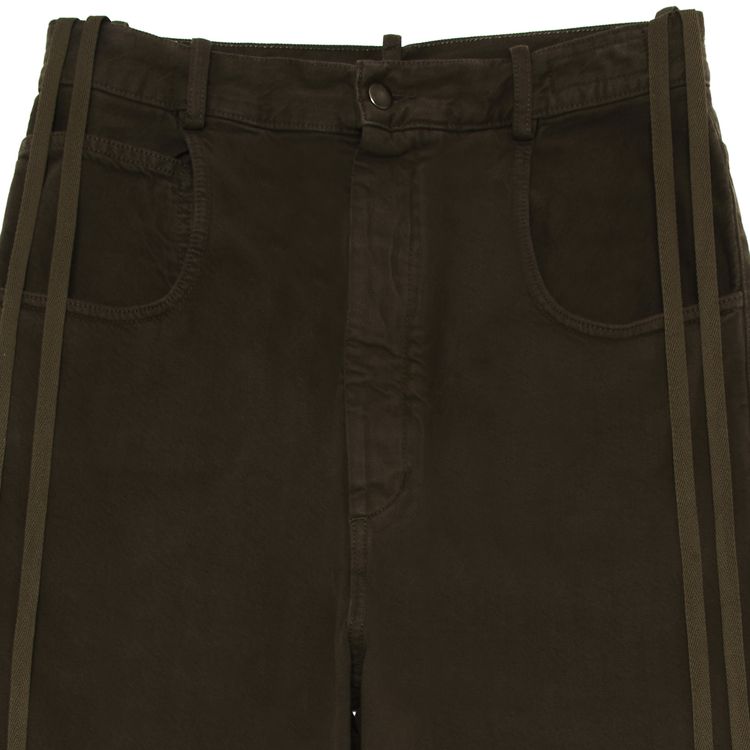 Ann Demeulemeester Polly 5 Pockets High Comfort Trousers Loden Green