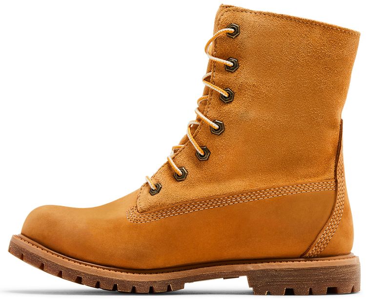 Timberland Wmns Fleece Fold Down Boot Wheat