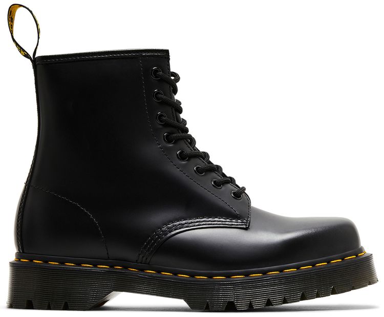 Dr Martens 1460 Bex Squared Toe Leather Lace Up Boot Black