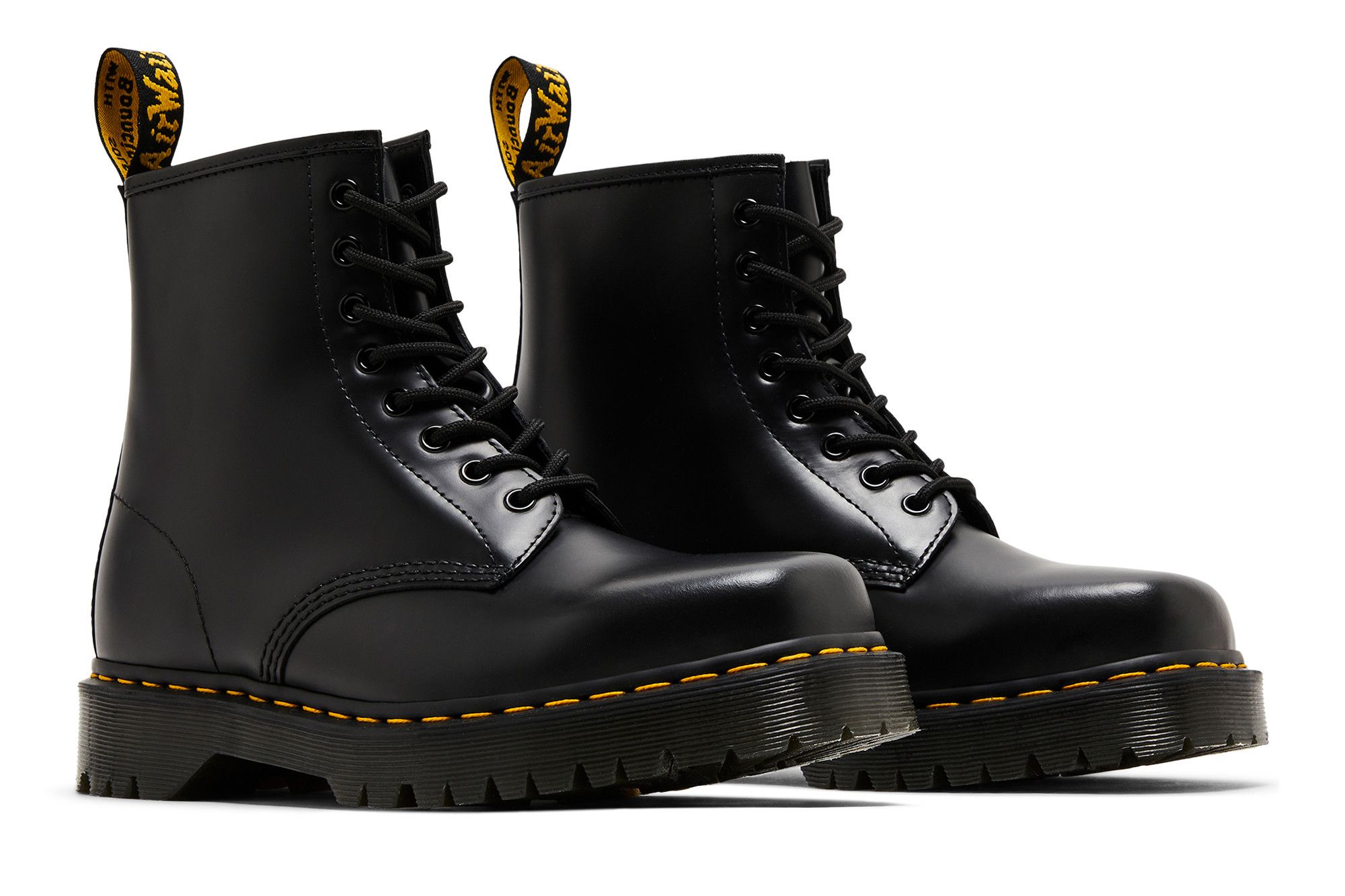 Buy 1460 Bex Squared Toe Leather Lace Up Boot 'Black