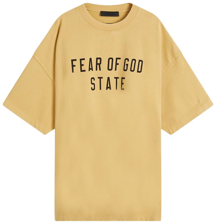 Fear of God Essentials Heavy Crewneck Tee Amber