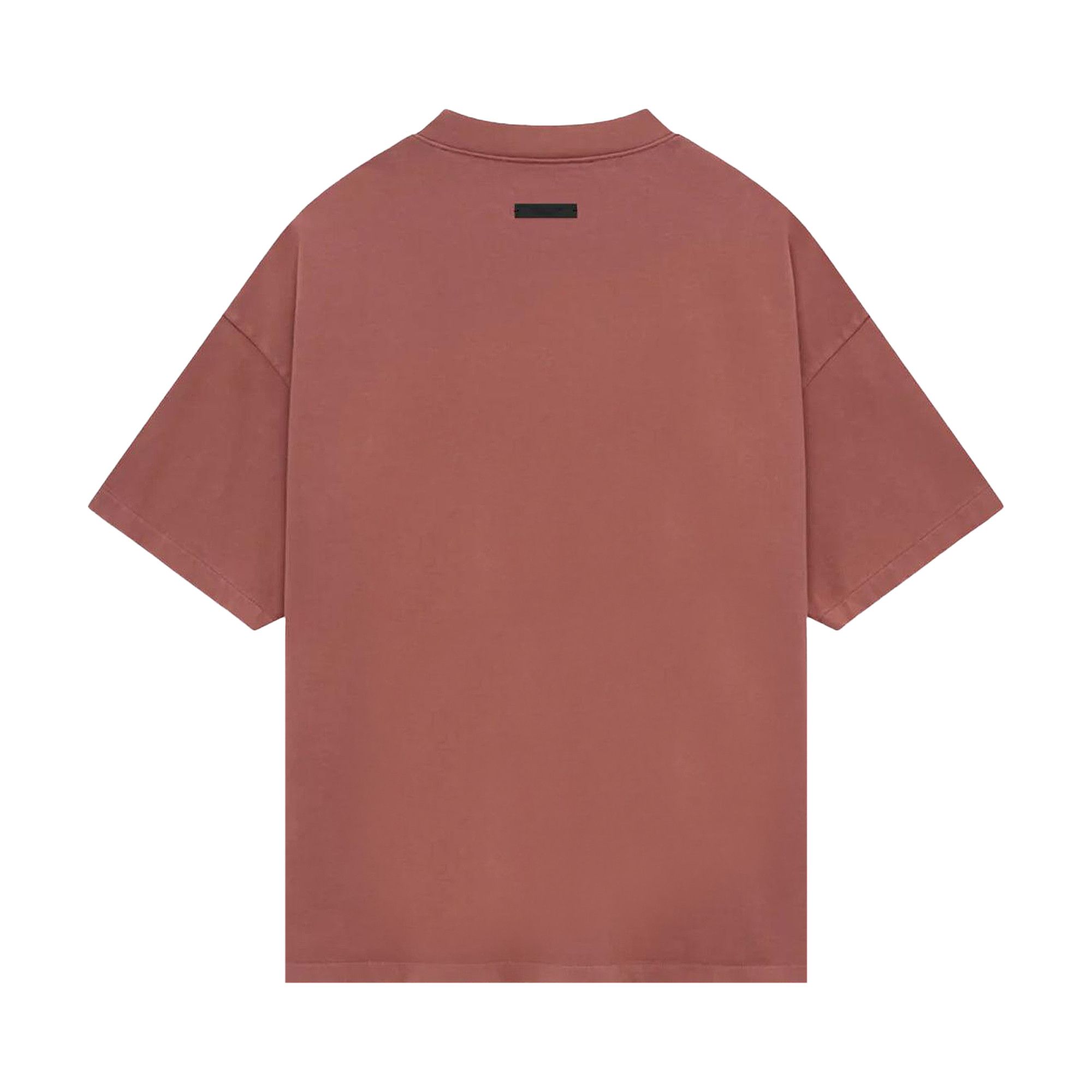 Buy Fear of God Essentials Heavy Crewneck Tee 'Crimson