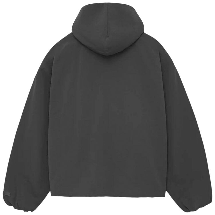 Fear of God Essentials Military Nylon Hooded Anorak Black