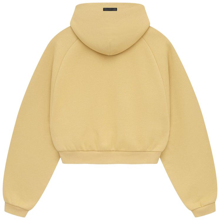 Fear of God Essentials Fleece Cropped Hoodie Amber