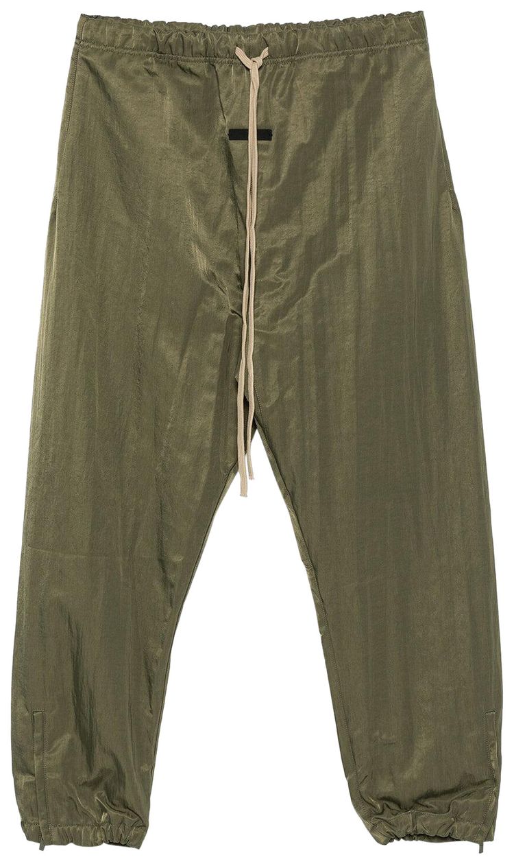 Fear of God Essentials Textured Nylon Track Pant Military
