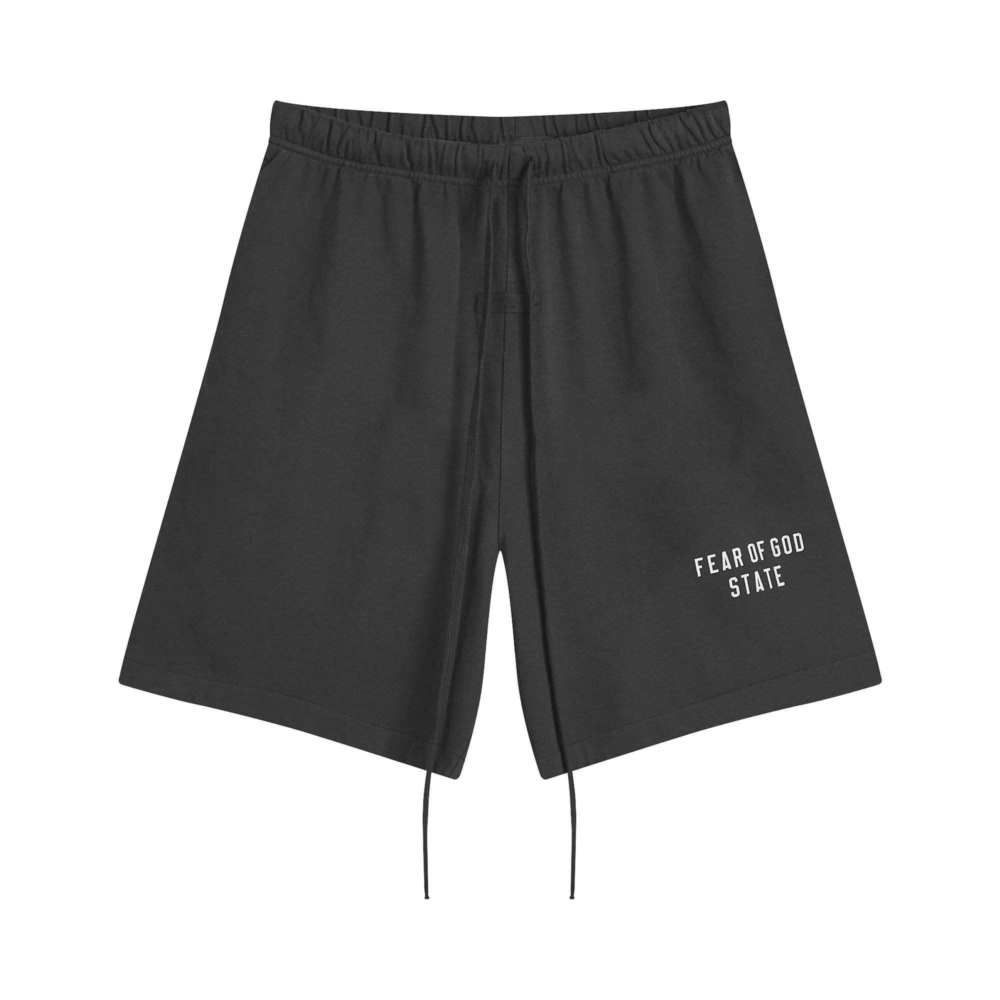 【ESSENTIALS】FEAR OF GOD/HEAVY JERSEY SOCCER SHORT Fear of God Essentials Heavy Jersey Soccer Shorts in Crimson