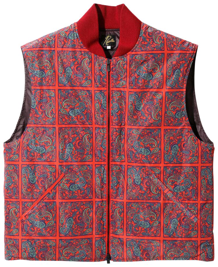 Needles RC Down Vest Red