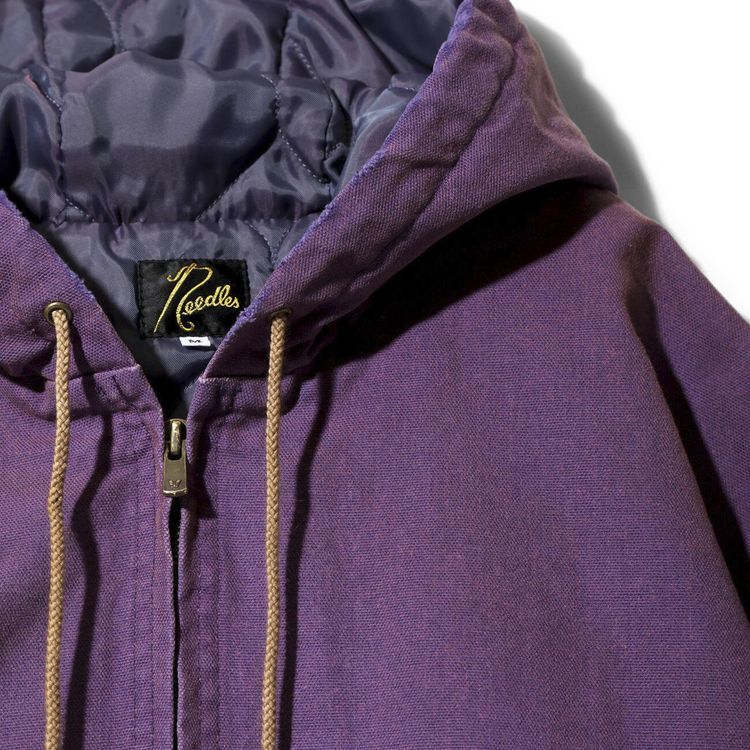 Needles Zipped Work Hoodie Purple