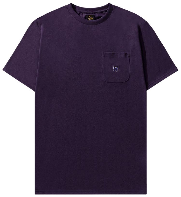 Needles Short Sleeve Crewneck Tee Eggplant