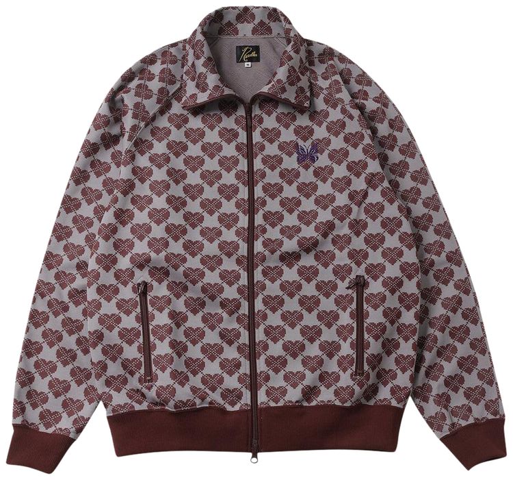 Needles Heart Track Jacket Grey