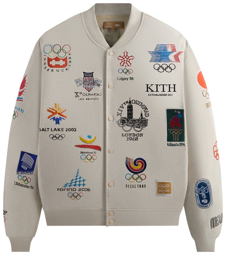 Kith for Olympics Heritage Marvin Bomber Jacket Sandy Heather