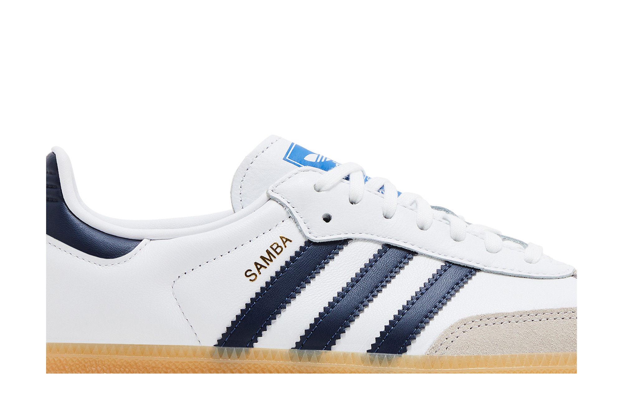 Adidas samba og white navy store