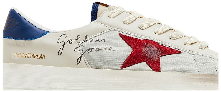 Golden Goose Stardan White Blue Red