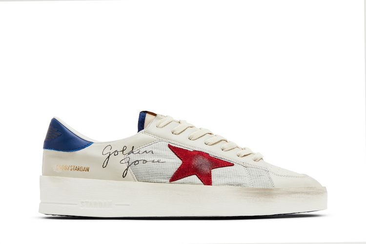 Golden Goose Stardan White Blue Red