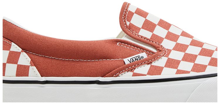 Classic Slip On Color Theory Checkerboard   Auburn