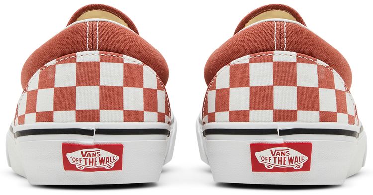 Classic Slip On Color Theory Checkerboard   Auburn