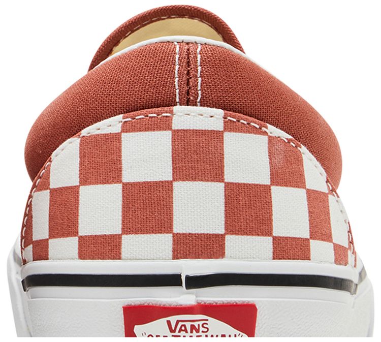 Classic Slip On Color Theory Checkerboard   Auburn