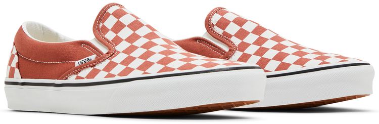 Classic Slip On Color Theory Checkerboard   Auburn