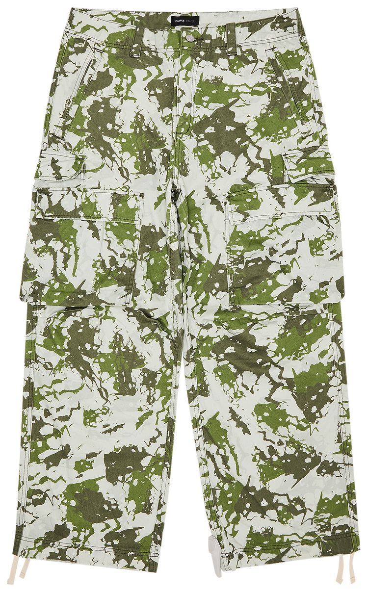 PURPLE BRAND Double Pocket Cargo All Over Print