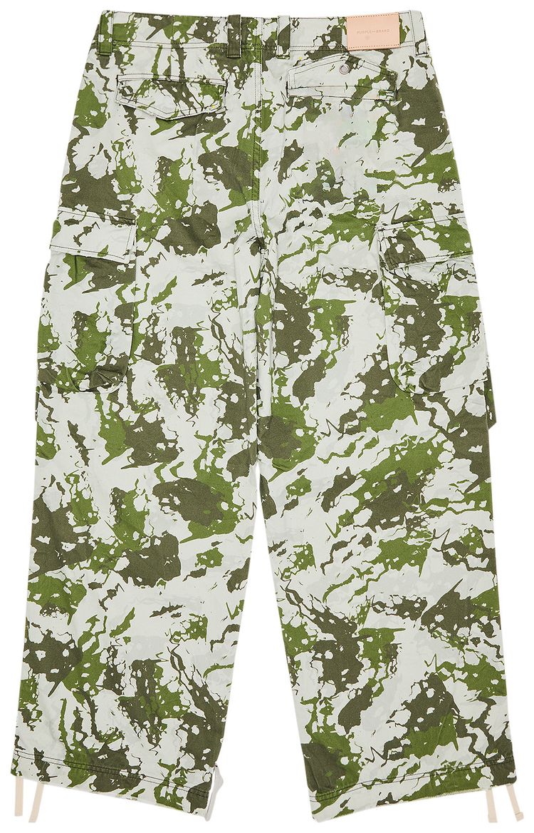 PURPLE BRAND Double Pocket Cargo All Over Print