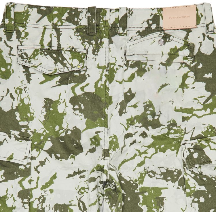 PURPLE BRAND Double Pocket Cargo All Over Print