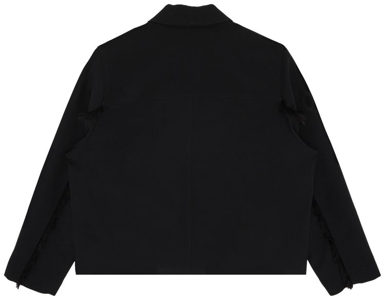 Song for the Mute Crop Patch Pocket Jacket Black