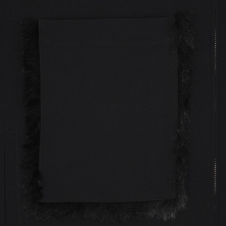 Song for the Mute Crop Patch Pocket Jacket Black