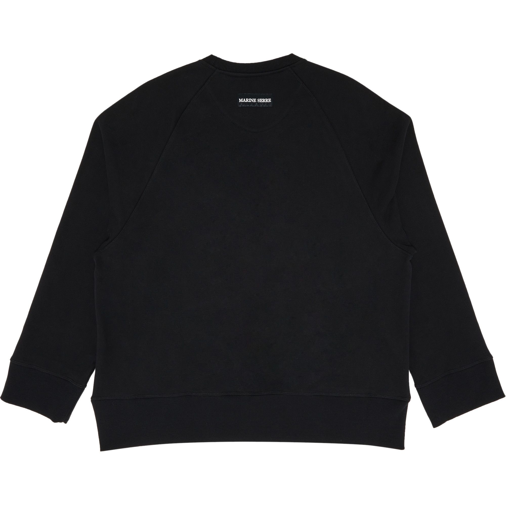 Marine Serre｜SWEATSHIRTS (UST019ACJER0013 BK99) Achetez des Marine Serre Moon Logo Fleece Raglan Sweatshirt