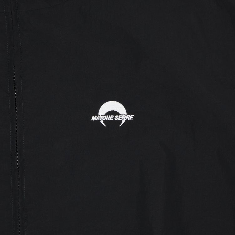 Marine Serre MS Sport Nylon Track Jacket Black