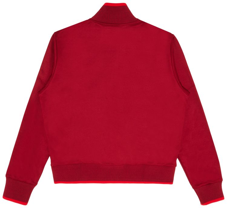Wales Bonner Essence Track Top Burgundy Red