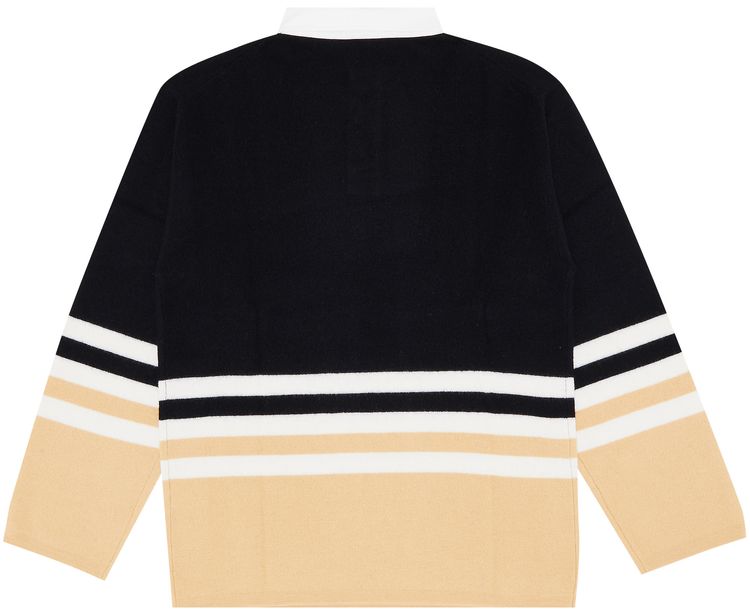 Wales Bonner Cypher Polo NavyMulticolor