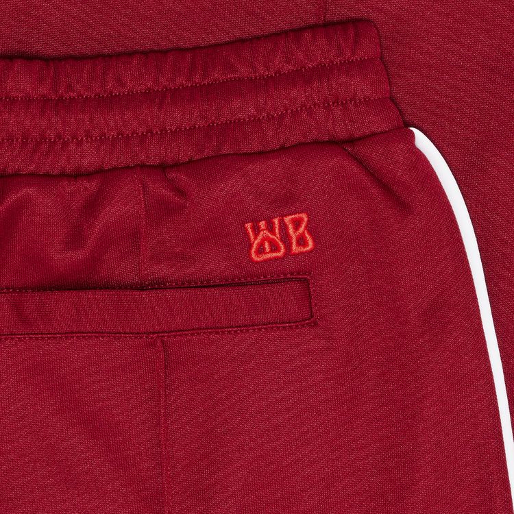 Wales Bonner Essence Track Pants Burgundy Red