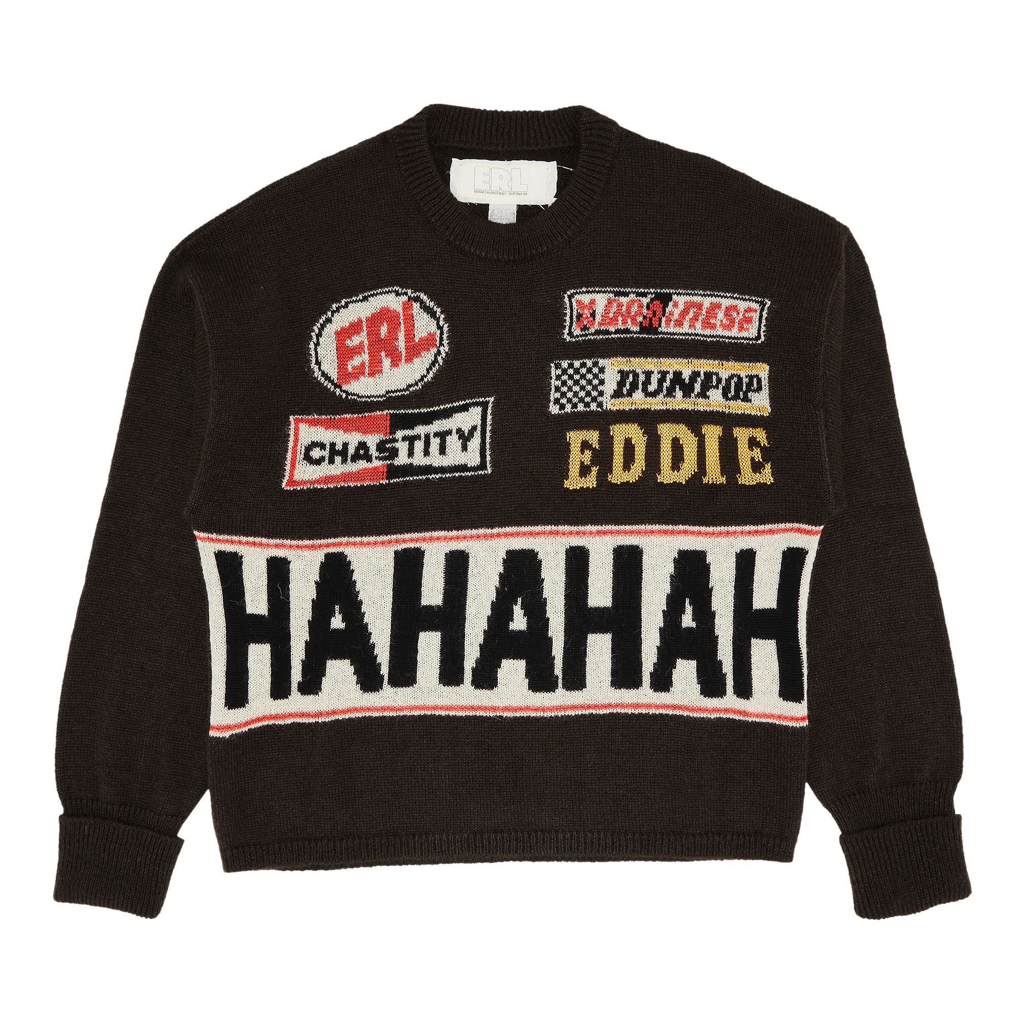 人気の贈り物が大集合 Wool Hahahah ERL Buy Mohair BLAC ERL09N007 - 'Black' Sweater トップス