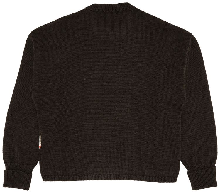 ERL Hahahah Wool Mohair Sweater Black